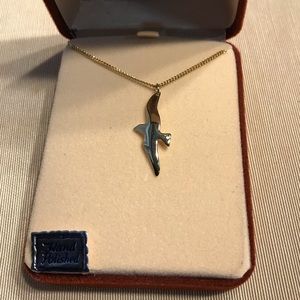 Vintage old school necklace New in gift box USA
